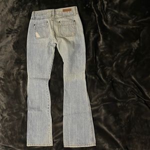 2002 Abercrombie and Fitch rigid low rise denim size 0